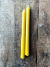Load image into Gallery viewer, 100% Beeswax Taper Candles