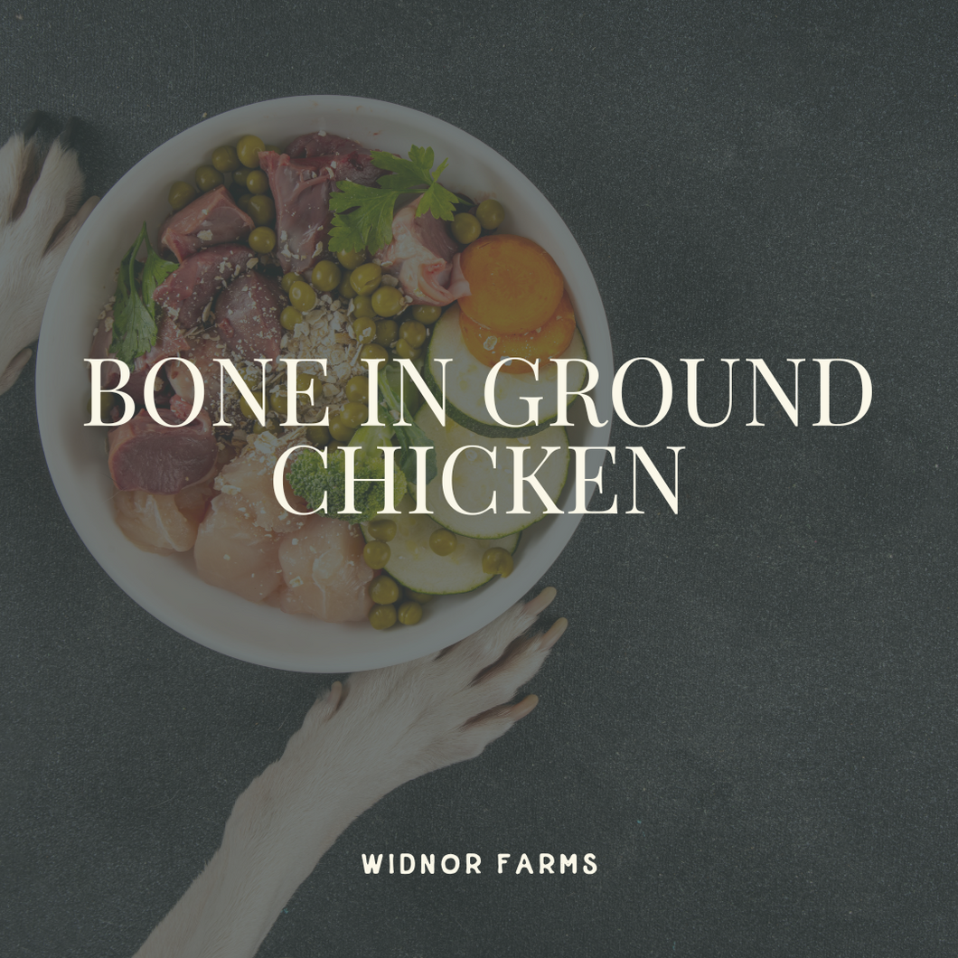 Bone in Ground Chicken for Pets
