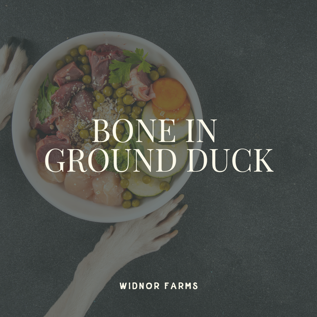 Bone in Ground Duck for Pets