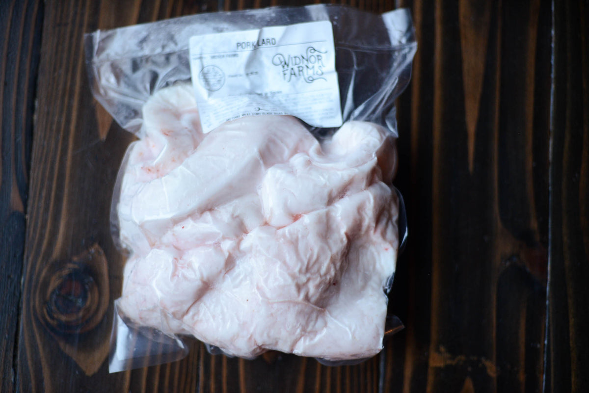 Fresh Pork Leaf Lard Fat – Widnor Farms