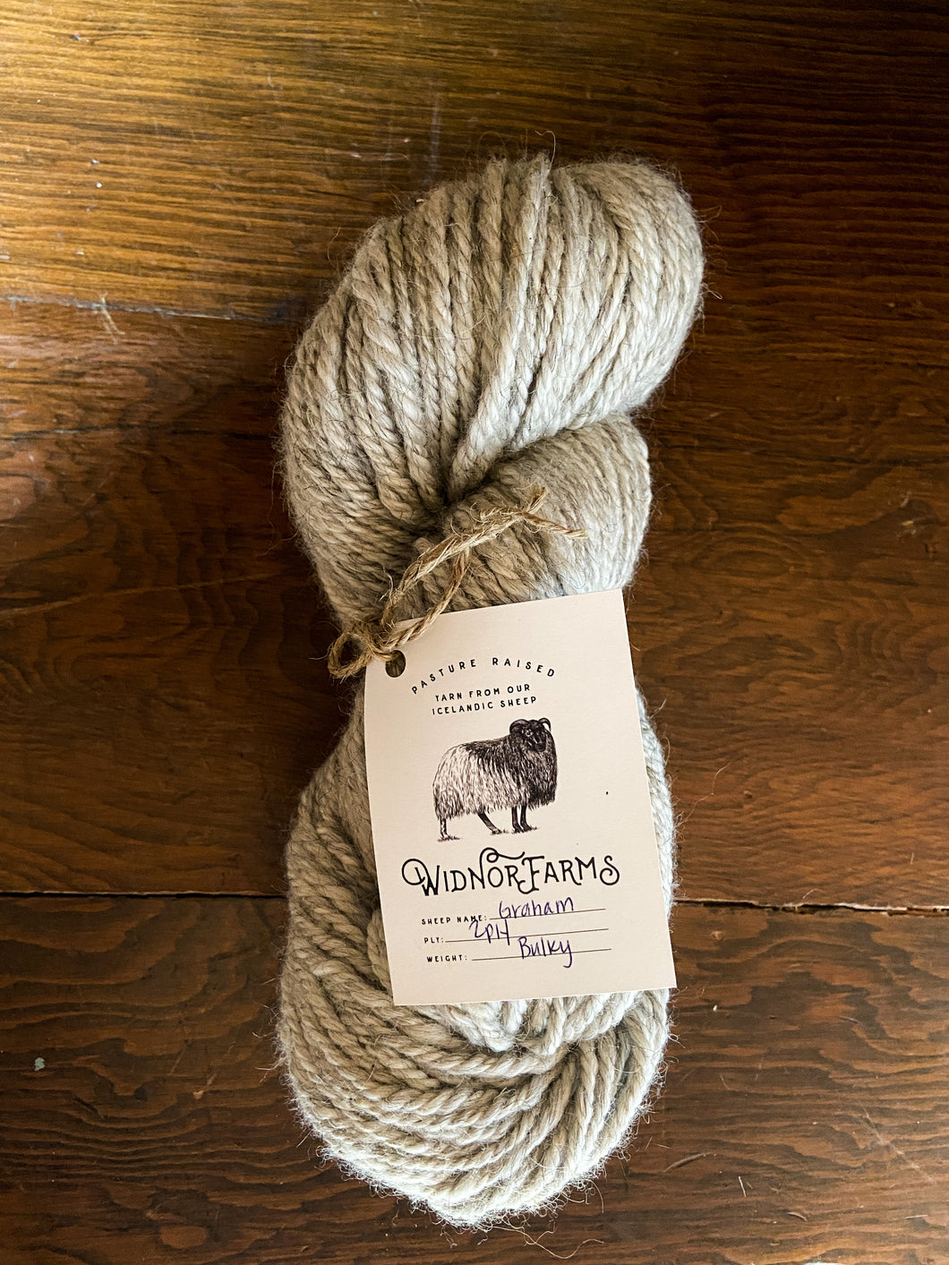 Grey Bulky 2 Ply