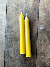 Load image into Gallery viewer, 100% Beeswax Taper Candles
