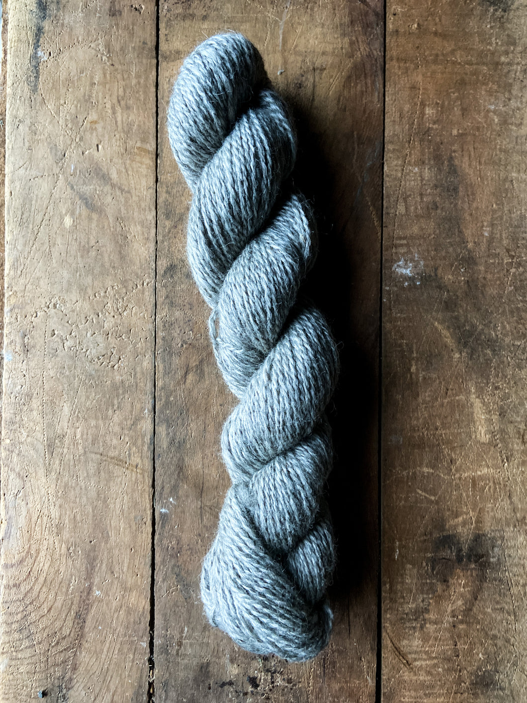 2 Ply Grey Worsted
